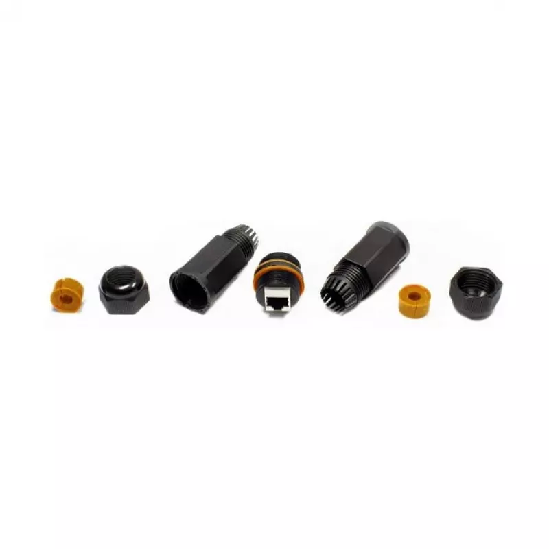 Good Connections ODC-02 giunto per cavo patch RJ45 Cat.6A IP67 da esterno, nero