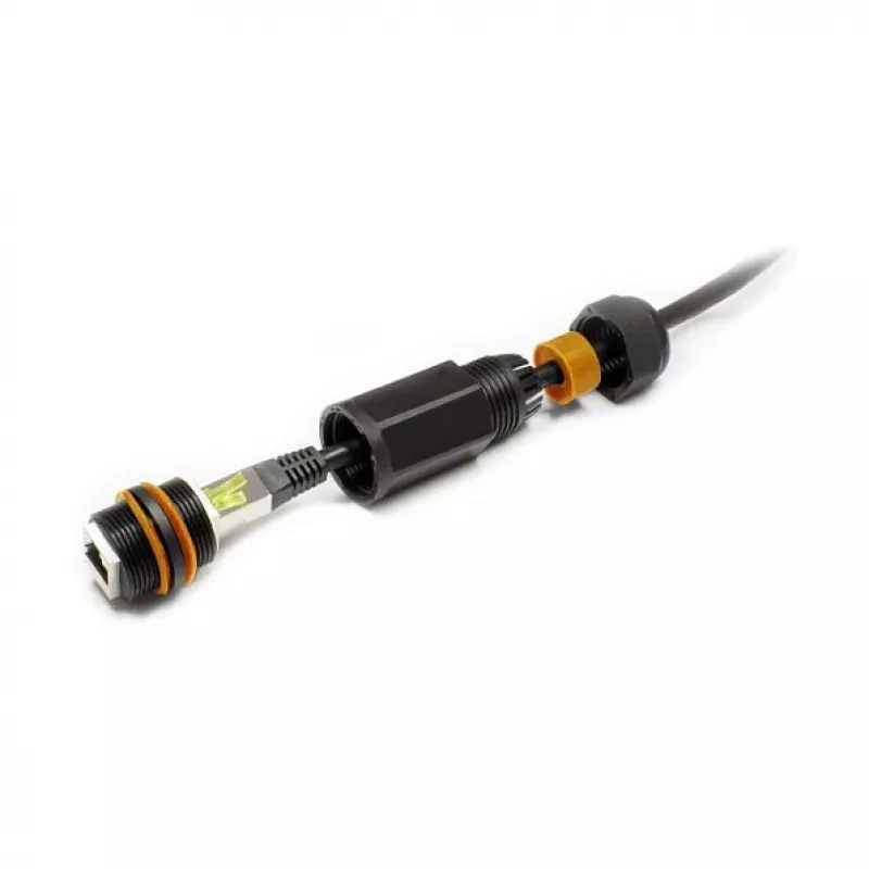 Good Connections ODC-02 giunto per cavo patch RJ45 Cat.6A IP67 da esterno, nero