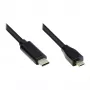 Good Connections GC-M0124 - 3 m - USB Type-C - Micro USB Type-B - connettore maschio - connettore maschio - 480 MB/s