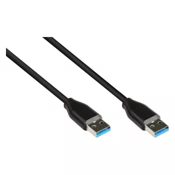 Good Connections 2831-AA005S - 0,5 m - USB A - USB A - USB 3.2 Gen 2 (3.1 Gen 2) - 10000 Mbit/s - nero