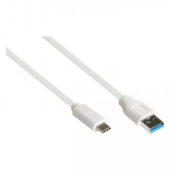 Good Connections 2831-AC005W – 0,5 m – USB A – USB C – USB 3.2 Gen 2 (3.1 Gen 2) – 10000 Mbit/s – bianco