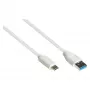 Good Connections 2831-AC010W – 1 m – USB A – USB C – USB 3.2 Gen 2 (3.1 Gen 2) – 10000 Mbit/s – bianco