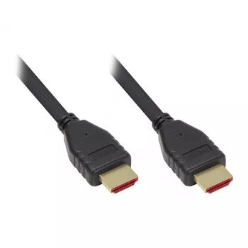 Cavo HDMI Ultra-High-Speed 2.1, 8K UHD-2 / 4K UHD, contatti placcati oro, CU, nero, 0,5 m, Good Co (4521-005)