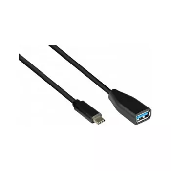 Good Connections 2811-OTG - 0,1 m - USB C - USB A - USB 3.2 Gen 1 (3.1 Gen 1) - 5000 Mbit/s - nero