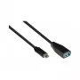 Good Connections 2811-OTG - 0,1 m - USB C - USB A - USB 3.2 Gen 1 (3.1 Gen 1) - 5000 Mbit/s - nero