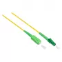 Alcasa LW-S902LASA Cavo in fibra ottica 2 m LC/APC SC/APC FTTH G.652D giallo (LW-S902LASA)