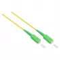Alcasa LW-S903LASA Cavo in fibra ottica 3 m LC/APC SC/APC FTTH G.652D giallo (LW-S903LASA)