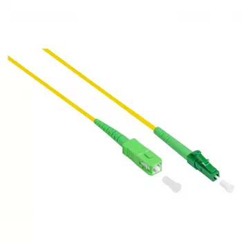 Cavo patch fibra ottica simplex OS2 (singlemode, 9/125) LC (APC) / SC (APC), LSZH, 10 m, Good Connections (LW-S910LASA)