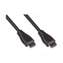 Good Connections Cavo di collegamento HDMI 2.0b 4K UHD a 60 Hz 18 Gbit/s contatti placcati oro nero - Digitale/Display/Video