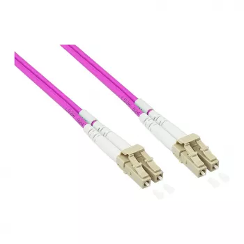 Alcasa LW-P820LC4 Cavo in fibra ottica 20 m LC/UPC OM4 cappuccino - viola - bianco (LW-P820LC4)