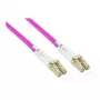Alcasa LW-P820LC4 Cavo in fibra ottica 20 m LC/UPC OM4 cappuccino - viola - bianco (LW-P820LC4)