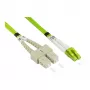 Alcasa LW-801LS5 Cavo in fibra ottica 1 m LSZH OM5 LC SC verde (LW-801LS5)