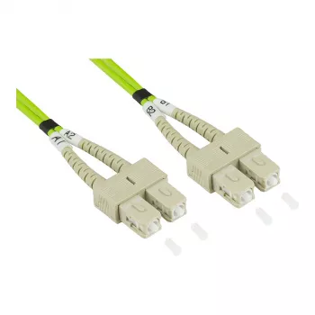 Alcasa LW-803SC5 Cavo in fibra ottica 3 m LSZH OM5 SC verde (LW-803SC5)