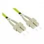 Alcasa LW-803SC5 Cavo in fibra ottica 3 m LSZH OM5 SC verde (LW-803SC5)