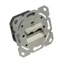 Presa di rete Cat. 6, 2xRJ45, schermata, ingresso cavo verticale, senza supporto centrale/cornice, Good Connections (GC-N0052)