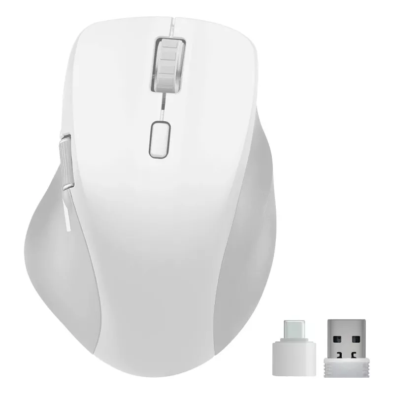 Speedlink LIBERA Mouse Bluetooth silenzioso wireless ricaricabile bianco