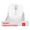 Speedlink LIBERA Mouse Bluetooth silenzioso wireless ricaricabile bianco
