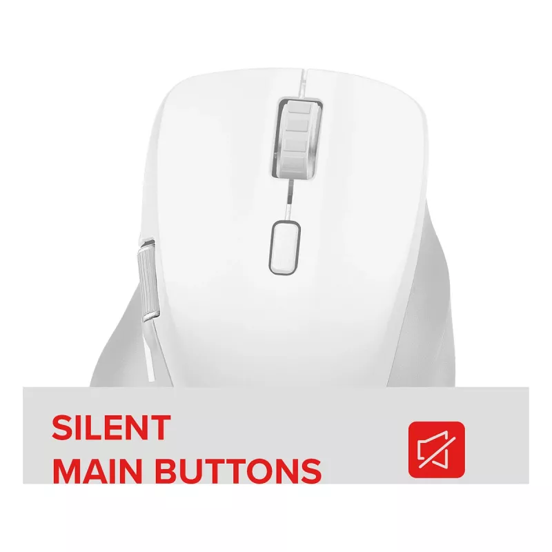 Speedlink LIBERA Mouse Bluetooth silenzioso wireless ricaricabile bianco
