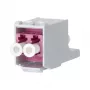 METZ CONNECT 15091075-I. Tipo: piatto, colore prodotto: viola, bianco, connessione 1: RJ-45 (15091075-I)