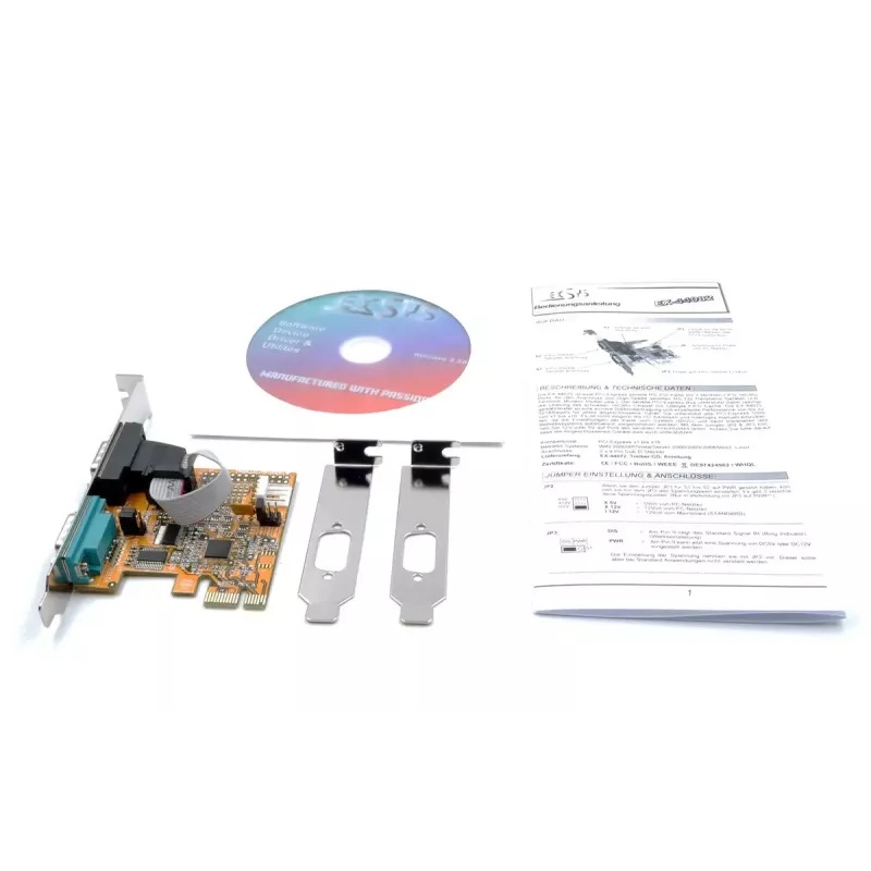 Scheda di interfaccia RS-232 interna EXSYS EX-44082