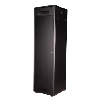ROLINE Pro - armadio di rete - con porta in vetro 600 x 600 mm (L x P)