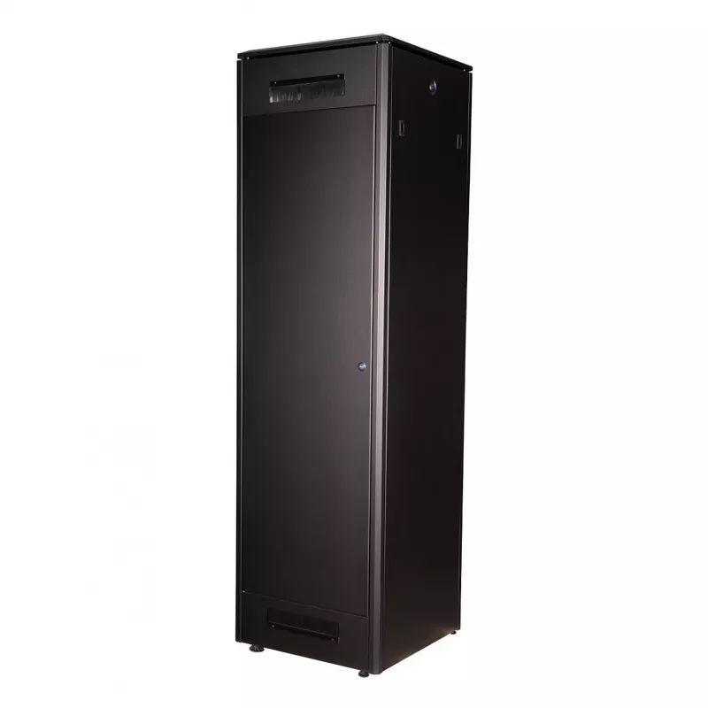 ROLINE Pro - armadio di rete - con porta in vetro 600 x 600 mm (L x P)