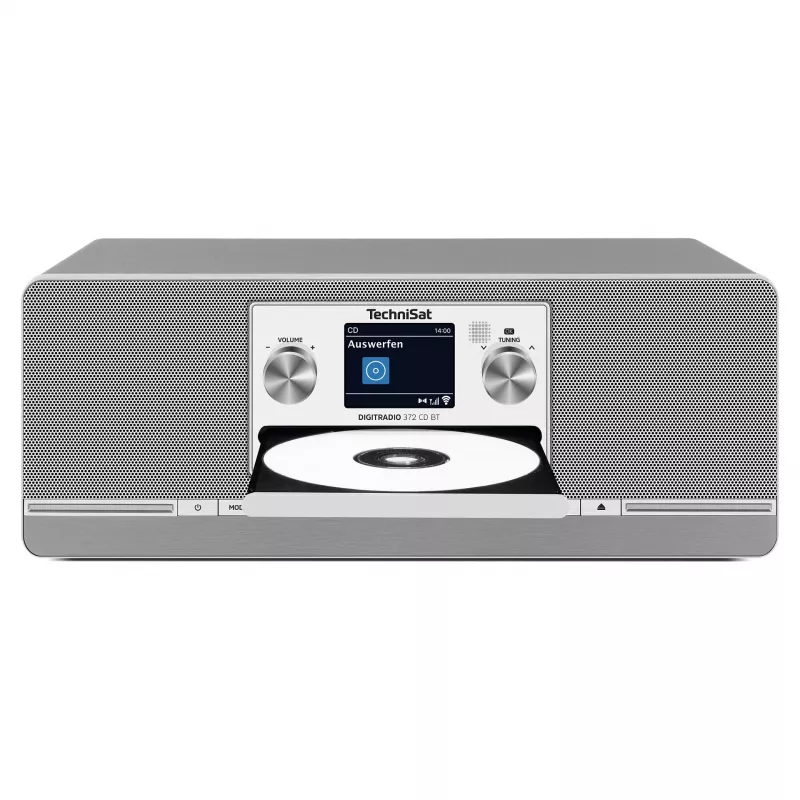 TechniSat DIGITRADIO 372 CD BT radio da cucina analogica e digitale antracite, argento
