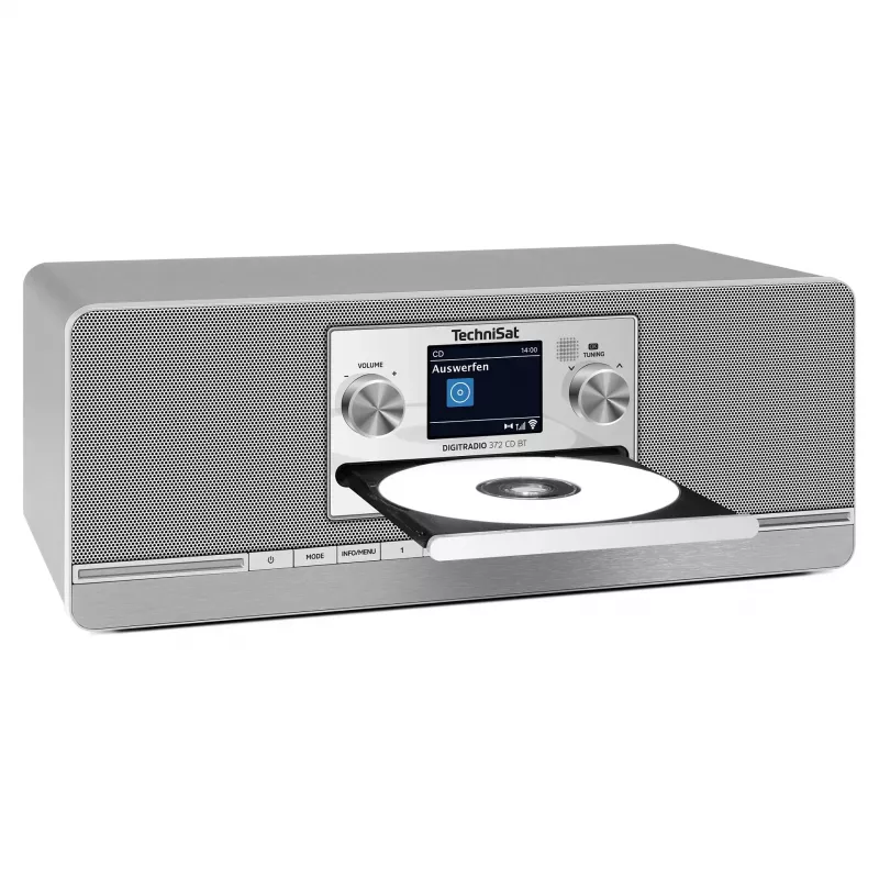 TechniSat DIGITRADIO 372 CD BT radio da cucina analogica e digitale antracite, argento