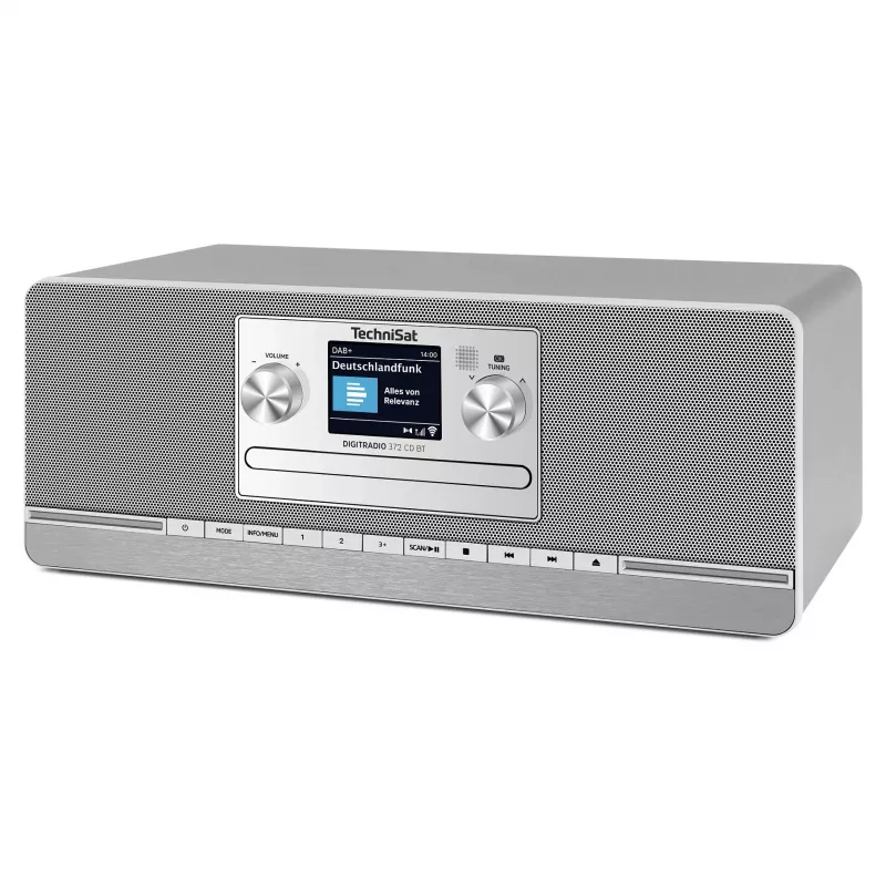 TechniSat DIGITRADIO 372 CD BT radio da cucina analogica e digitale antracite, argento