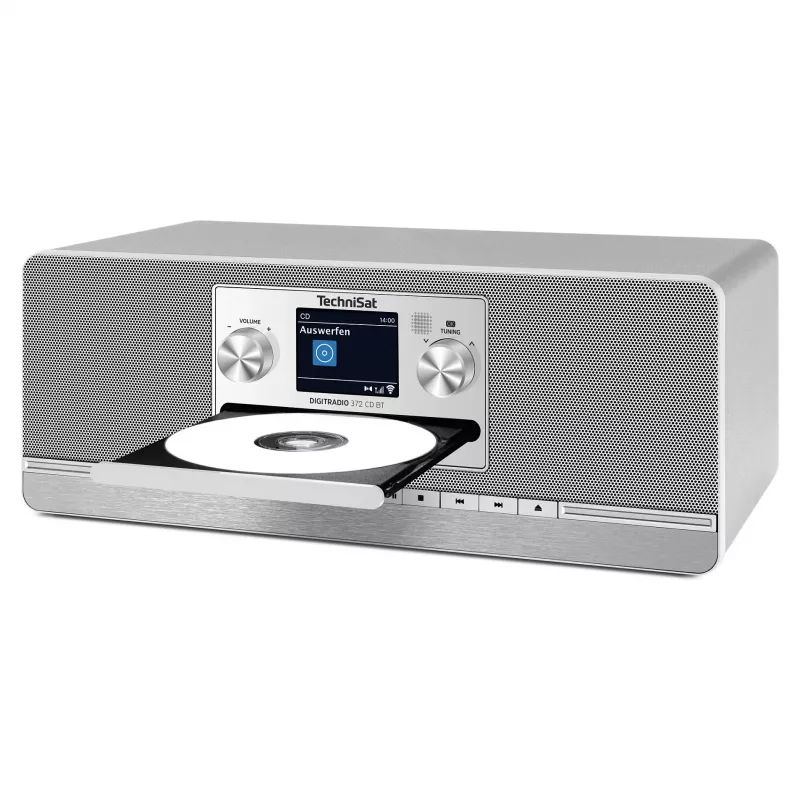 TechniSat DIGITRADIO 372 CD BT radio da cucina analogica e digitale antracite, argento