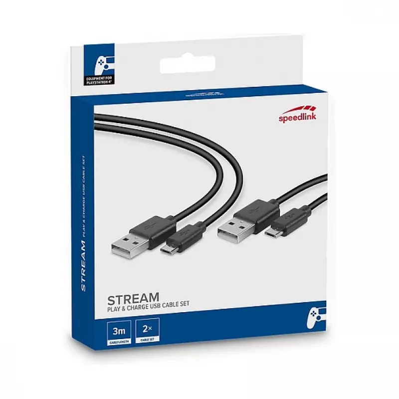 Cavo USB SPEEDLINK SL-450104-BK 3 m USB A a Micro-USB A nero
