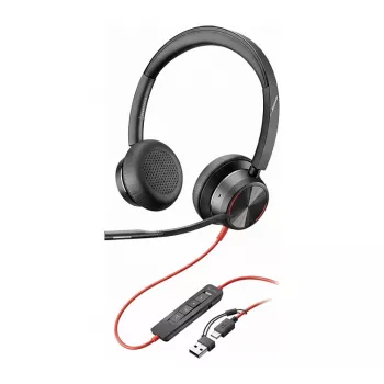 Poly Blackwire C8225-M cuffia stereo USB-C/A, bulk