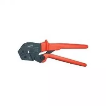 Knipex 97 52 04 Pinza crimpatrice non isolati, connettori aperti 0,1 fino a 2,5 mm²