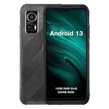 Smartphone robusto Beafon AGM H6 — 6,56 pollici (16,7 cm), Unisoc T606 1,6 GHz, 8 GB RAM, 256 GB, 50 MP, 4900 mAh, Dual-SIM, Android 13, IP68/IP69K