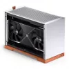 Jonsbo T9 Nero Case PC Mini-Case ITX PCIe 5.0 Cavo Riser - nero (T9 Schwarz PCIE 5.0)