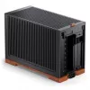 Jonsbo T9 nero case PC mini case ITX cavo riser PCIe 5.0 - argento (T9 SILVER PCIE 5.0)