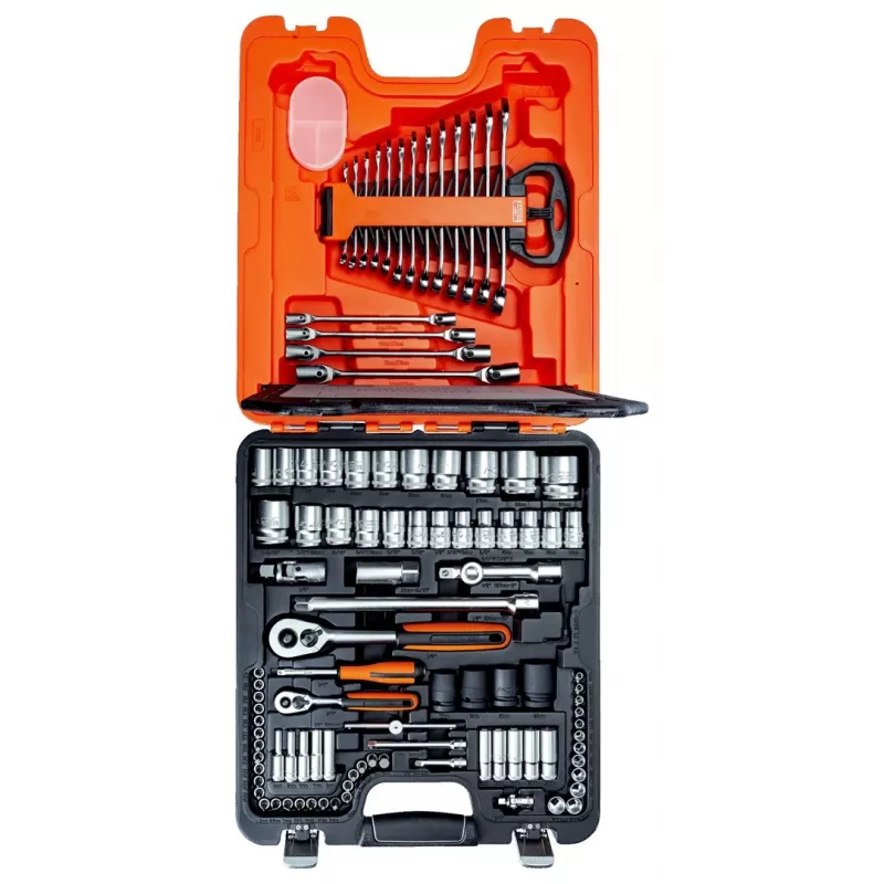 Bahco S106 set di chiavi a bussola, 1/4" e 1/2", 430 mm