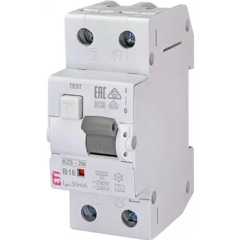 Interruttore differenziale B 16A 1P+N 2M 30MA A 10KA