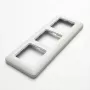 BUSCH JAEGER Reflex SI - Cornice 3 posti *alpinweiss*