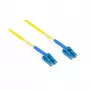 GC LW-9005LC - Cavo patch fibra ottica duplex OS2 9/125µ LC/LC 0,5 m giallo - 0,5 m - duplex (LW-9005LC)