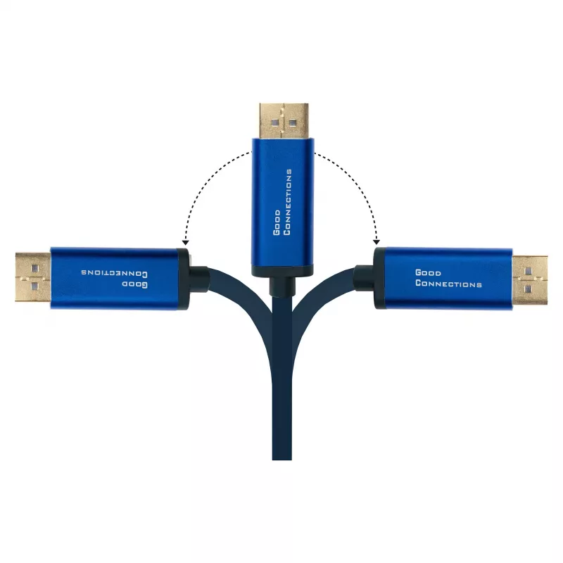 Alcasa 4812-CSF030B cavo adattatore USB-C da 3 m – USB Type-C – DisplayPort – connettore maschio – connettore maschio – dritto (4812-CSF030B)