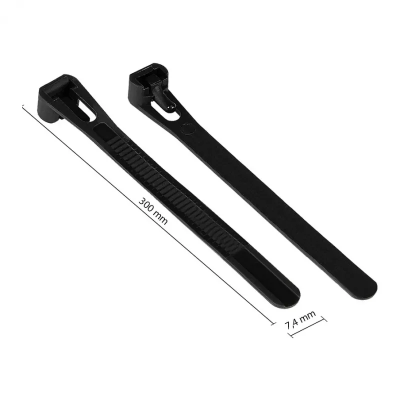 Good Connections KAB-R30S74 – fascetta per cavi riutilizzabile – nylon – nero – 8,3 cm – V2 – -40 – 85 °C