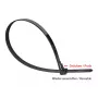 Fascetta per cavi riutilizzabile 450 mm x 7,4 mm, nera, resistente ai raggi UV, da -40 °C a +85 °C, 100 pezzi (KAB-R45S74)