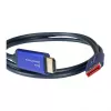 Alcasa 4860-SF010B adattatore cavo video 1 m DisplayPort HDMI blu (4860-SF010B)