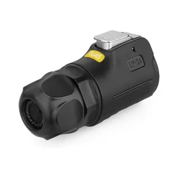Alcasa S1 IC01-24R01 - RJ45 - nero - connettore maschio/femmina - dritto - metallo - gel di silice - zinco - IP65 - IP67 (IC01-24R01)