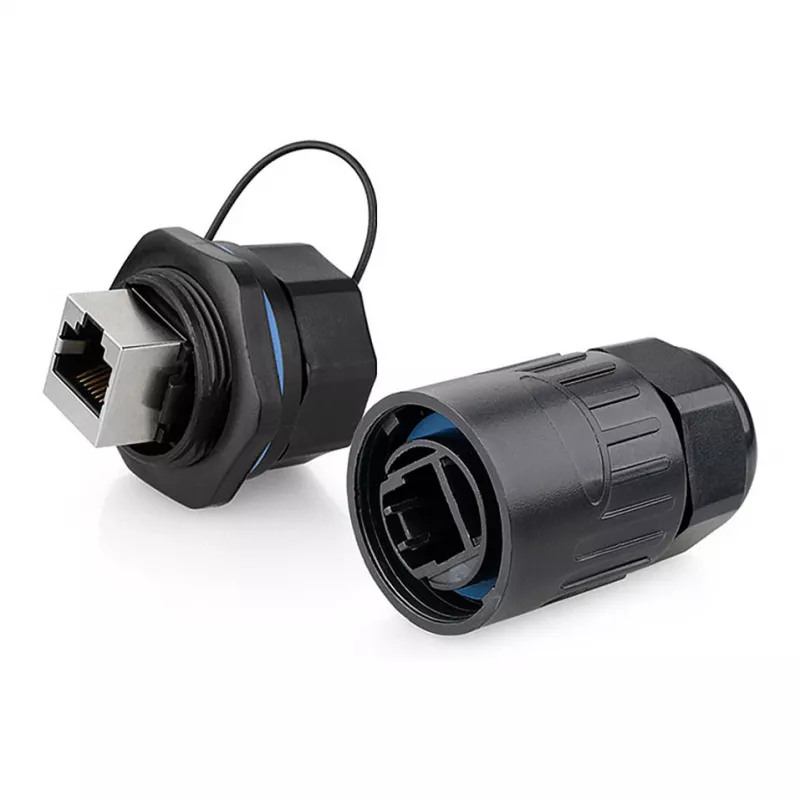Alcasa IC06-R103 - RJ45 - nero - rame - plastica - gel di silice - IP65 - IP67 - -40 - 80 °C (IC06-R103)