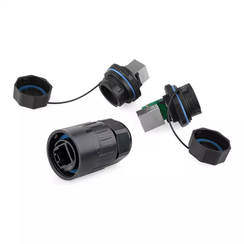 Alcasa IC06-R103 - RJ45 - nero - rame - plastica - gel di silice - IP65 - IP67 - -40 - 80 °C (IC06-R103)