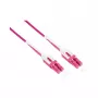 Cavo patch in fibra ottica duplex OM4 (multimodale, 50/125) LC/LC, UNIBOOT, LSZH, polarità reversibile, linguetta di sblocco, 0,5 m, Good Connections® (LW-U8005LC4)