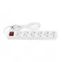 Good Connections PS016-W015 - 1,5 m - 6 uscite AC - per interni - Type E/F - 1,5 mm² - policarbonato (PC)