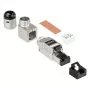 Connettore RJ45 Cat. 6A, senza attrezzi / assemblabile sul campo, STP schermato, metallo, 5 direzioni, Good (GC-N0165)